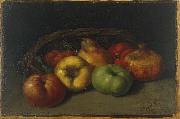 Gustave Courbet Still Life with Apples, Pear, and Pomegranates France oil painting artist
